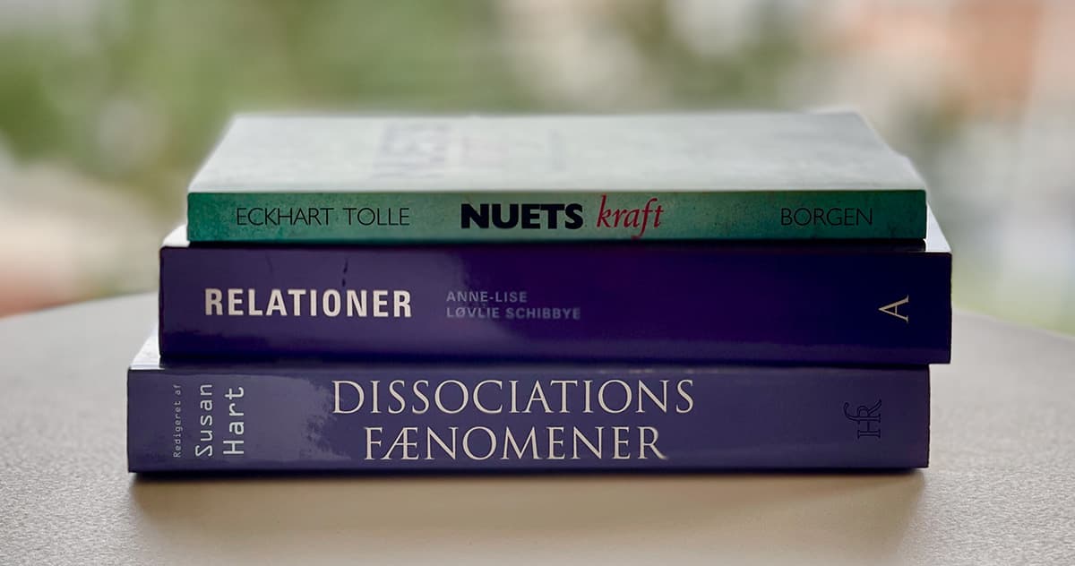 Billede af bøger: Nuets kraft, Relationer og Dissociations fænomener